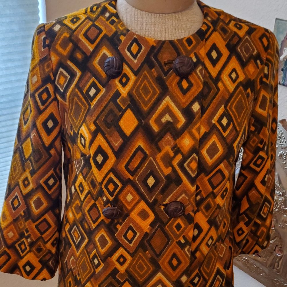 Vintage, Mod, Psychedelic Jacket (60's) - image 3